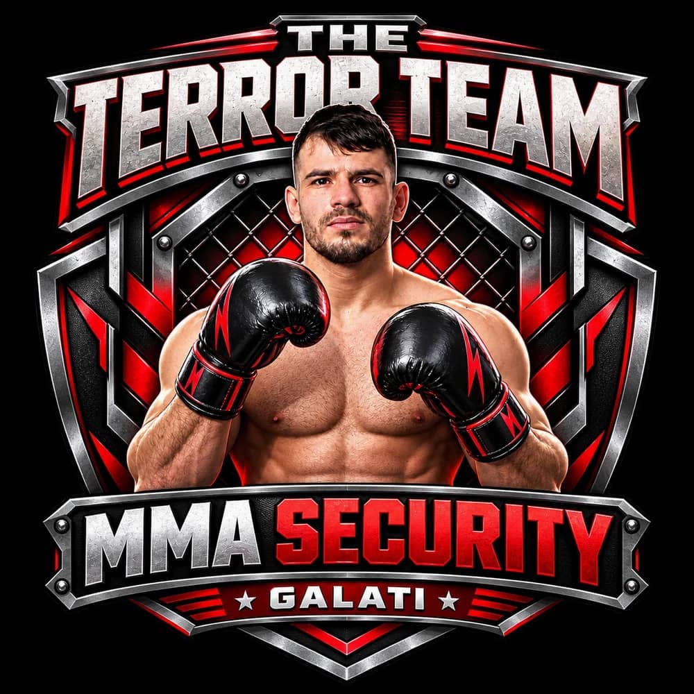 Emblema The Terror Team MMA Security Galați, cu Marian Lăpușneanu